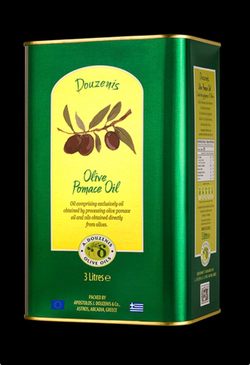 Оливковое масло рафинированное Douzenis 3л, ж/б, Греция