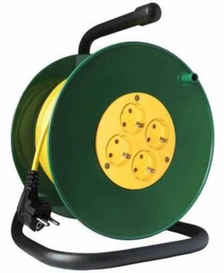 Удлинитель ТМ Союз сил. на катушке с 4 гн. 4000 Вт з/к 40м