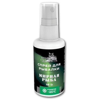 Спрей для рыбалки Sonik Baits 0.05л МИРНАЯ РЫБА № 6