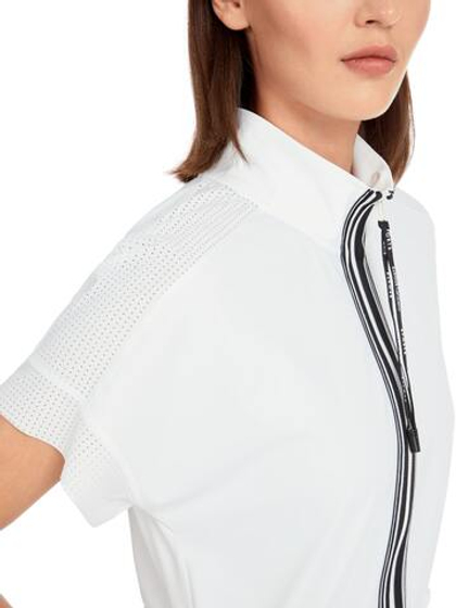 Marc Cain Платье на молнии с сетчатыми рукавами