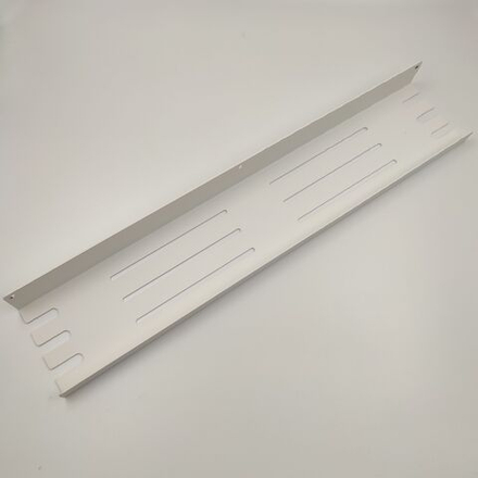 Полка MetaDec Holes настенная прямая, 50х10см белая, 1шт