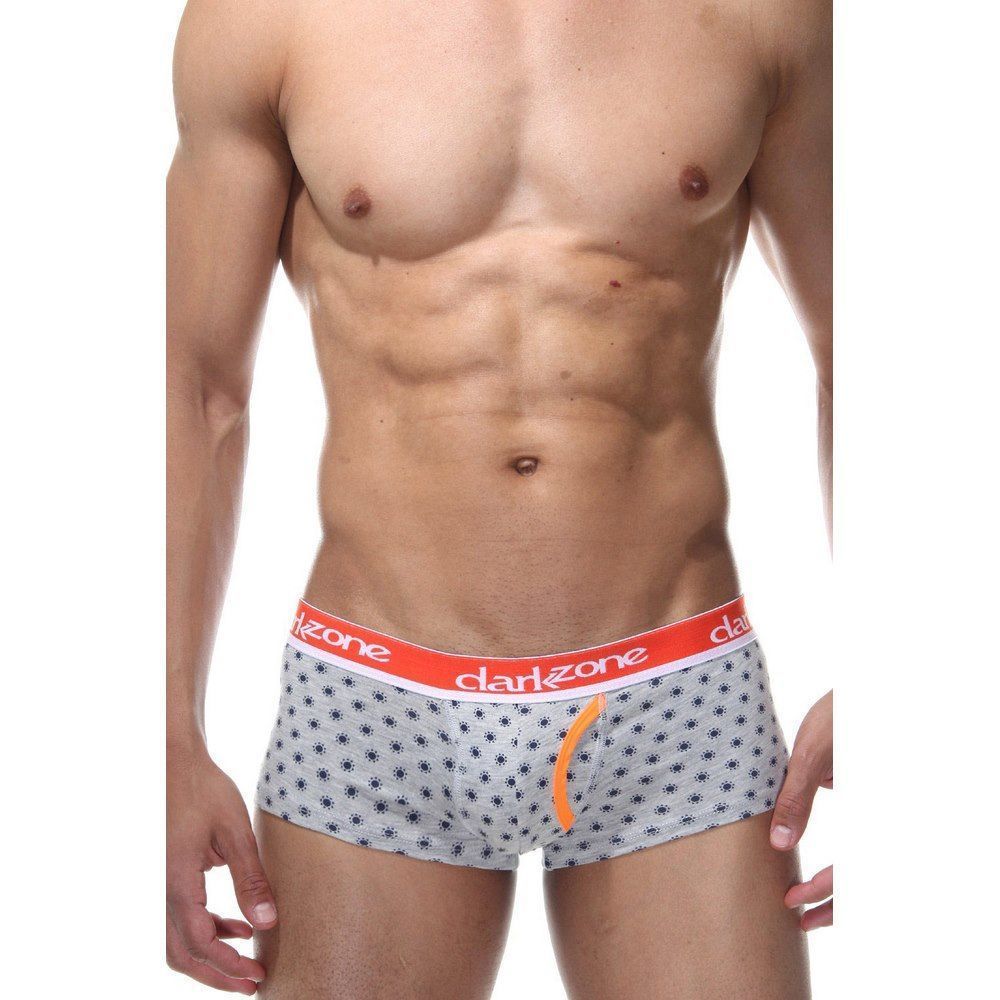 Трусы мужские хипсы серые с внешним карманом DARKZONE DZN2430