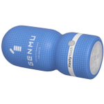 Мастурбатор из силиконового геля Genmu Fleshy, голубой (Цвет: Голубой, Вкладка белая)