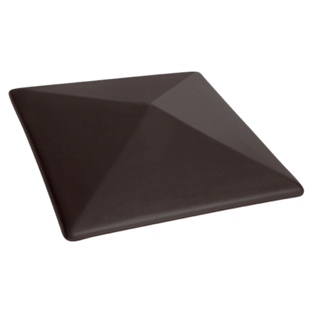 Колпак на столб забора King Klinker, Вулканический черный (18) Volcanic black, 445x585x106