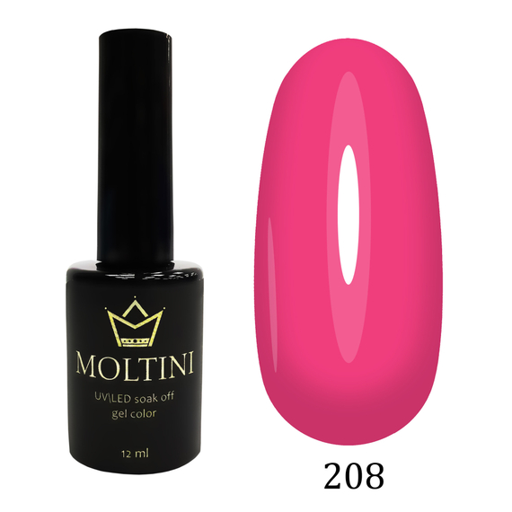 Гель-лак Moltini №208, 12 ml
