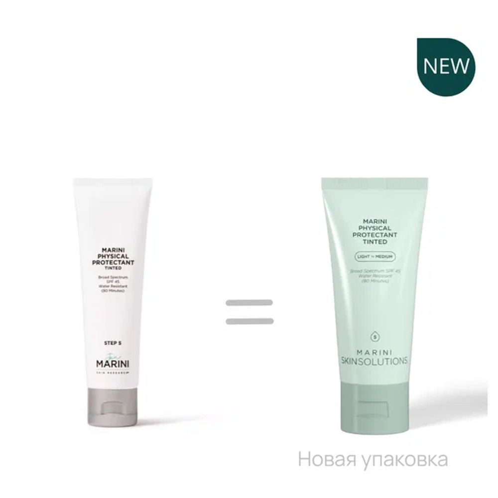 Jan Marini MARINI PHYSICAL PROTECTANT TINTED SPF 45 Солнцезащитный крем с тональным эффектом с SPF 45. Объем: 57 мл