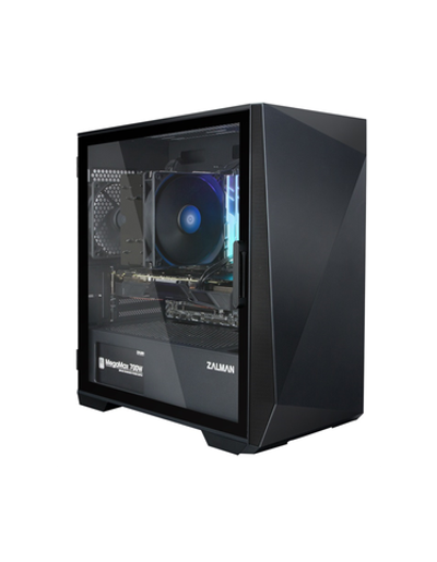 Корпус ZALMAN Z1 ICEBERG, MATX, BLACK, WINDOW, 2xCOMBO (3.5" OR 2.5"), 3x2.5", 1xUSB2.0, 2xUSB3.0, FRONT 2x120mm, REAR 1x120mm