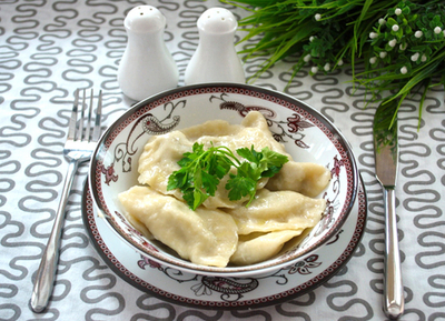 Вареники с картофелем и беконом 0,5 кг (полуфабрикат)