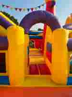 Коммерческий надувной батут «Затерянный остров», 10*9*6 м