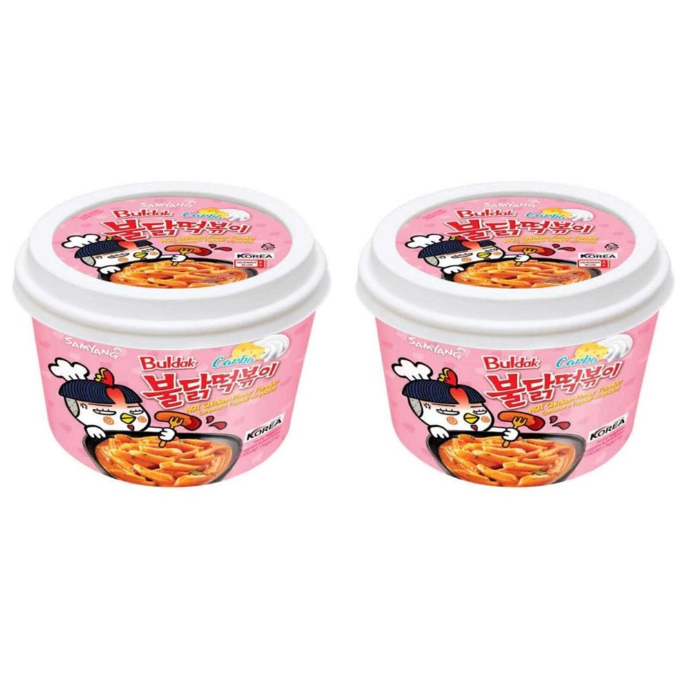 Рисовые палочки Токпокки Samyang Карбонара 179 г 2 шт