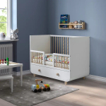 Кровать для новорожденных - IKEA MYLLRA, 60x120 см, белый,  МИЛЛРА ИКЕА