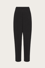 БРЮКИ ИЗ ЧЕРНОЙ ВИСКОЗЫ