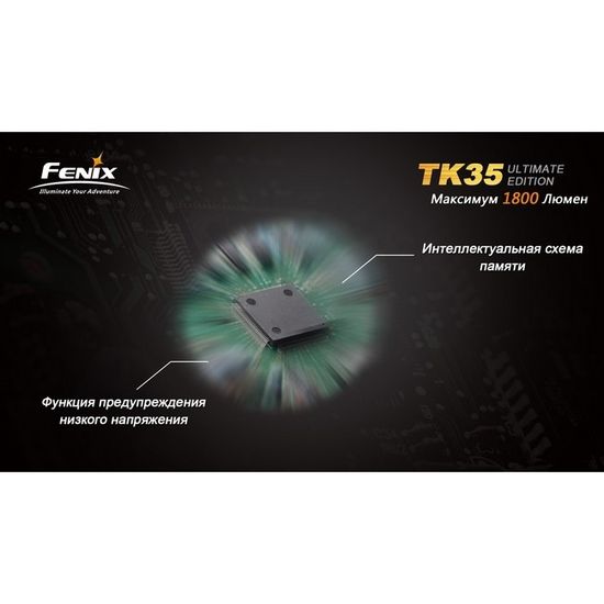Яркий светодиодный фонарь Fenix TK35 Ultimate Edition 1800 люмен