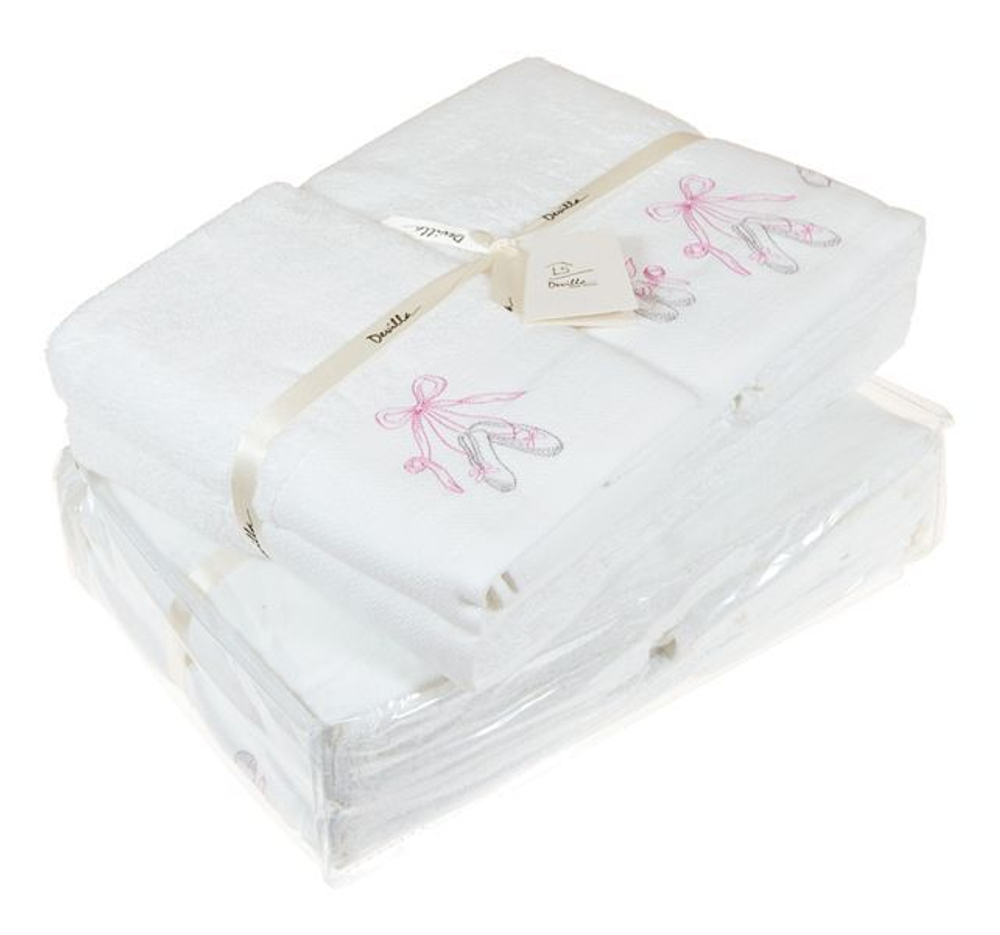 Полотенце 30x50 Devilla Жизель белое