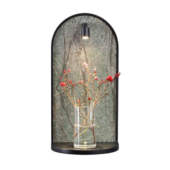 Настенный светодиодный светильник-полка Odeon Light Giardino Hightech 7176/3WL