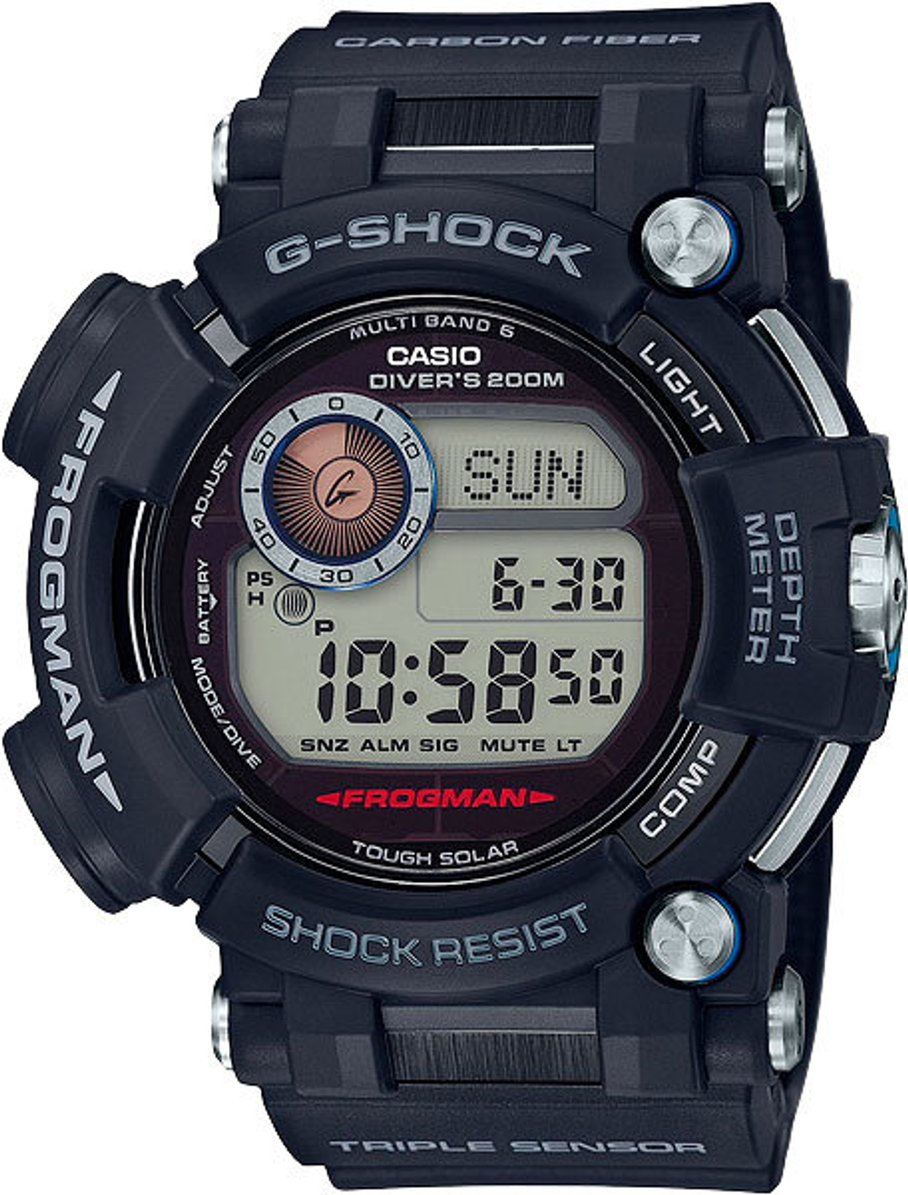 Японские наручные часы Casio G-SHOCK GWF-D1000-1E с хронографом