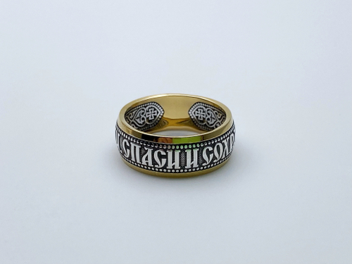 Кольцо из серебра/Позолота