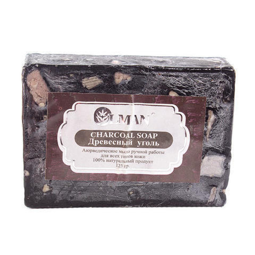 Мыло Olman Charcoal Soap-древесный уголь 125 гр.