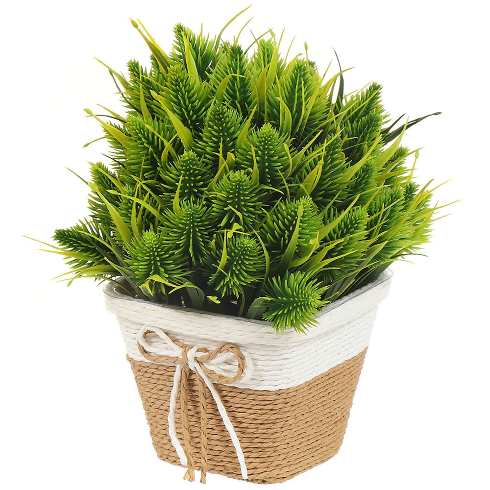 Цветок искусственный декоративный Композиция цветочная, в корзинке, 18х22 см, Y4-4923