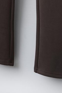 ZARA СПОРТИВНЫЕ БРЮКИ FLARE, КОРИЧНЕВЫЙ