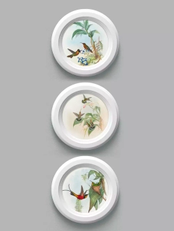 Картины на стену интерьерная на холсте 3 шт 17.5 см