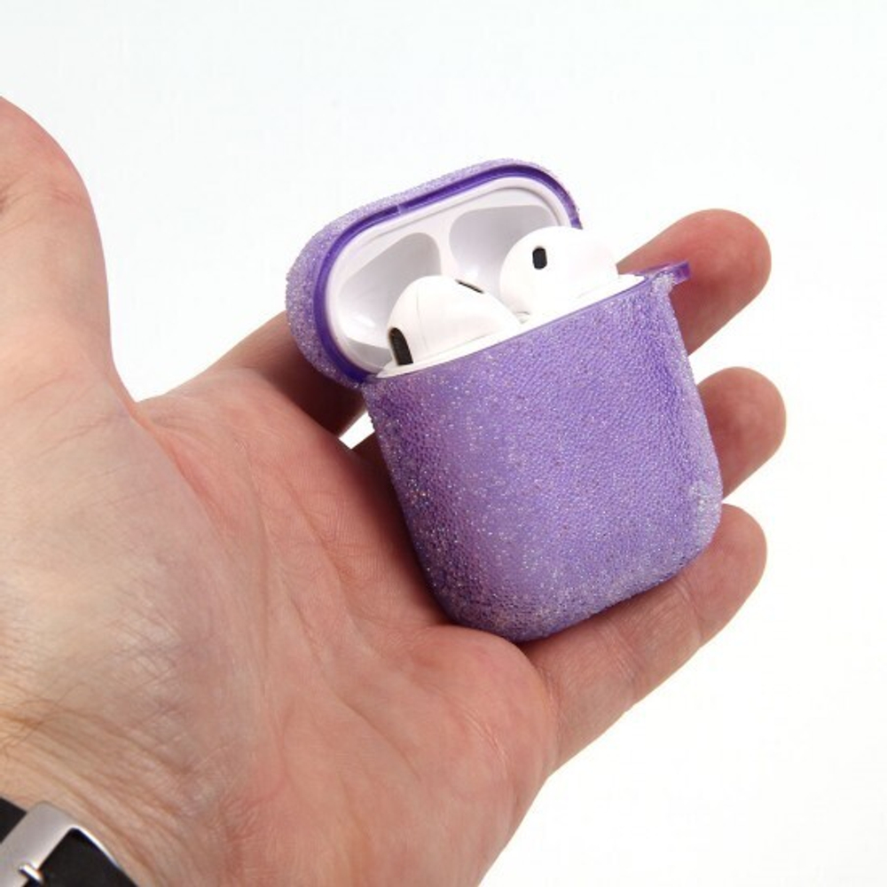 Чехол с блестками для AirPods, 011944 Золотой
