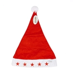 Колпак новогодний световой «Звезды» 28*39см, Красный