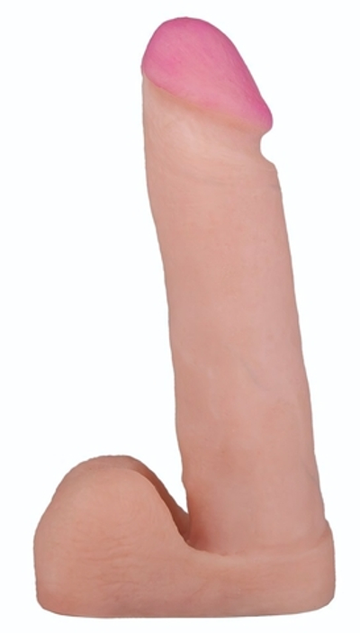 Фаллическая насадка для страпона UNICOCK 8 - 21 см. (Цвет: телесный)