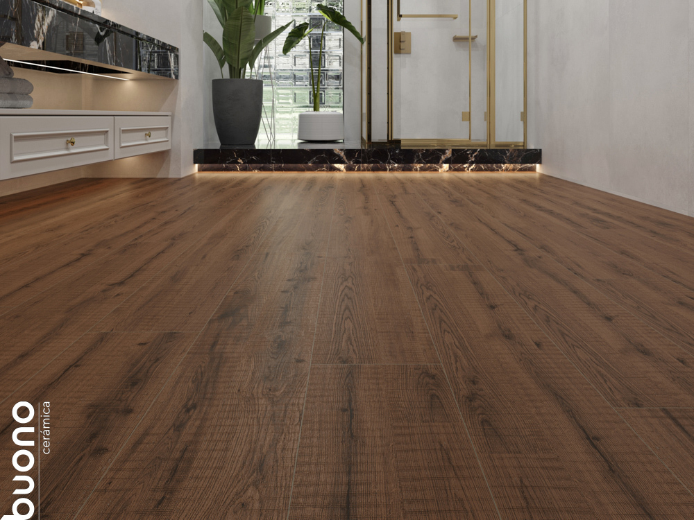 Керамогранит Buono Ceramica F4505M 1200*200*9мм Forest Wenge Matt