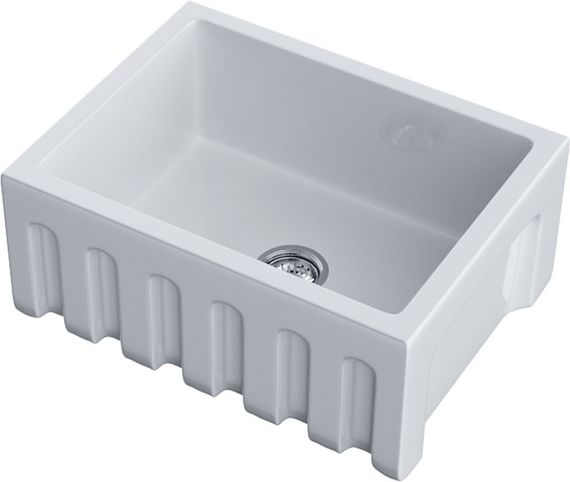 Кухонная мойка OMOIKIRI Mikura 61-WH Glossy Natceramic/белый (арт.4993257)