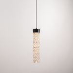 Подвесной светильник MD24030028-1A matt black/clear