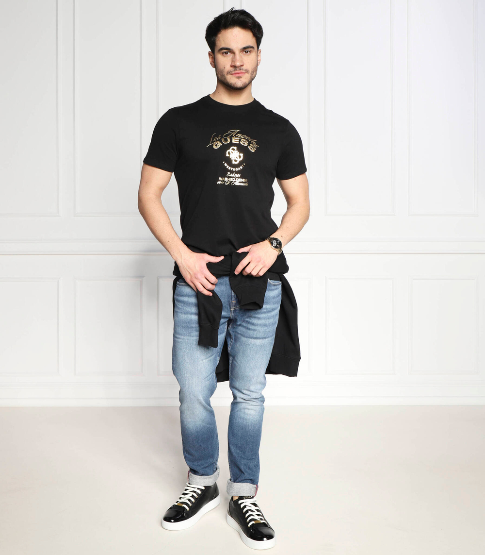 футболка westcoast GUESS - черный(M3RI69 KBDK0)