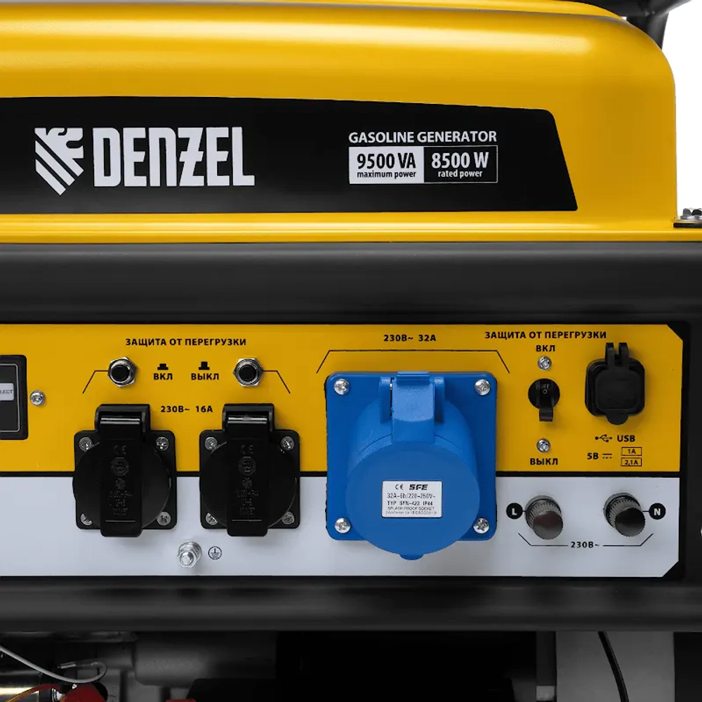 DENZEL PS-95EA-PRO генератор бензиновый 946935