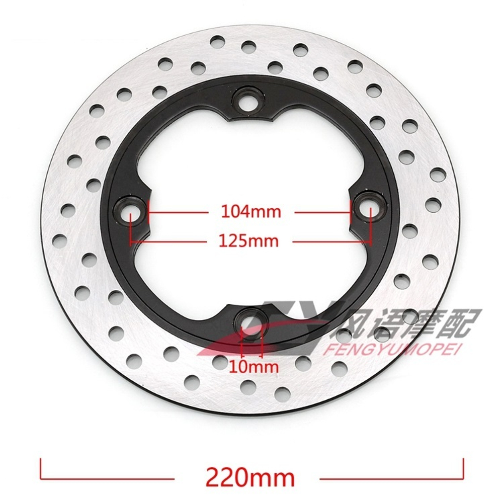 диск тормозной задний Honda CBR600RA 09-16 CBR1000RR 04-16