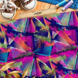 Ткань дюспо цветной свет в разбитом стекле