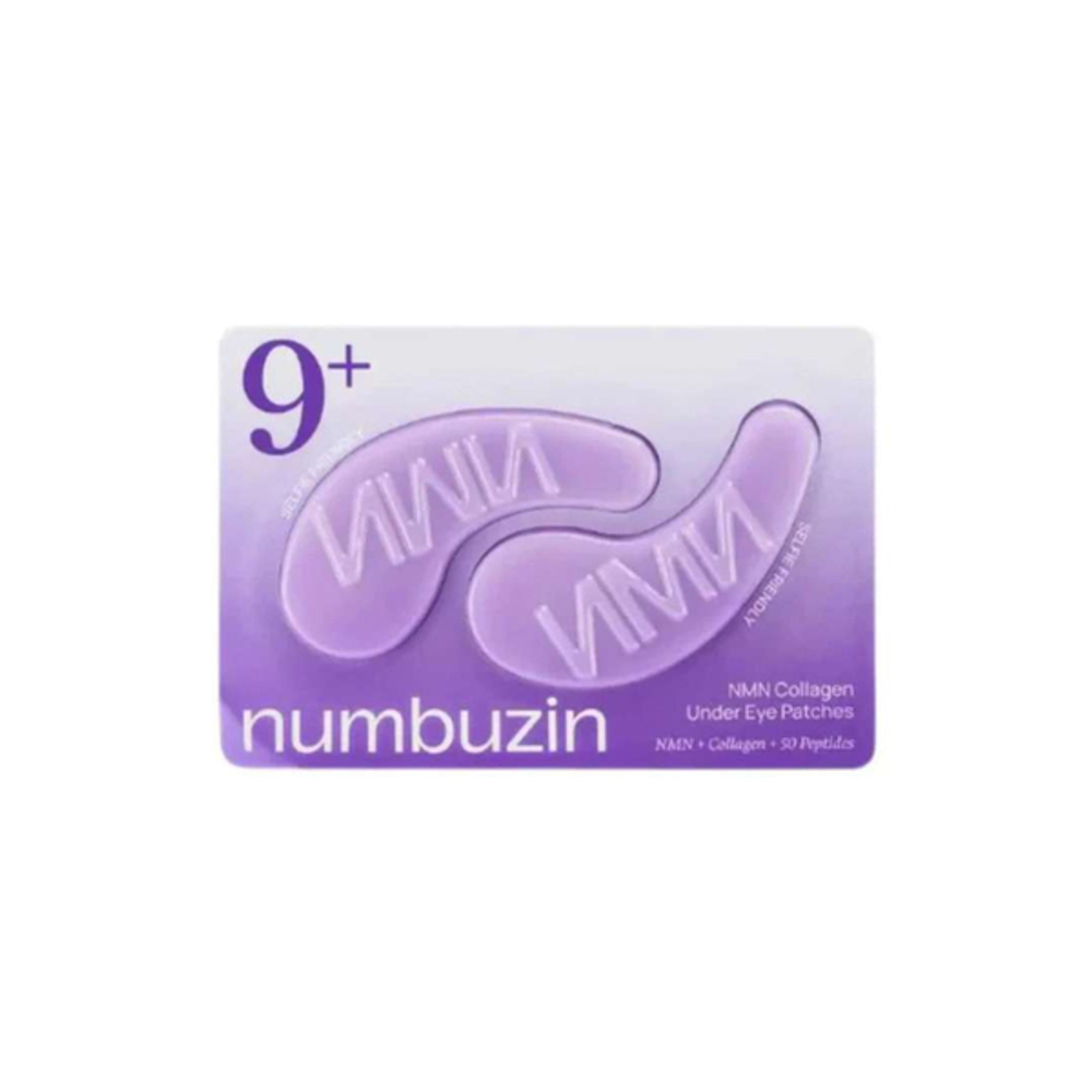 numbuzin Лифтинг-патчи для век с коллагеном и пептидами No.9 NAD+ Collagen Under Eye Patches, 1 пара
