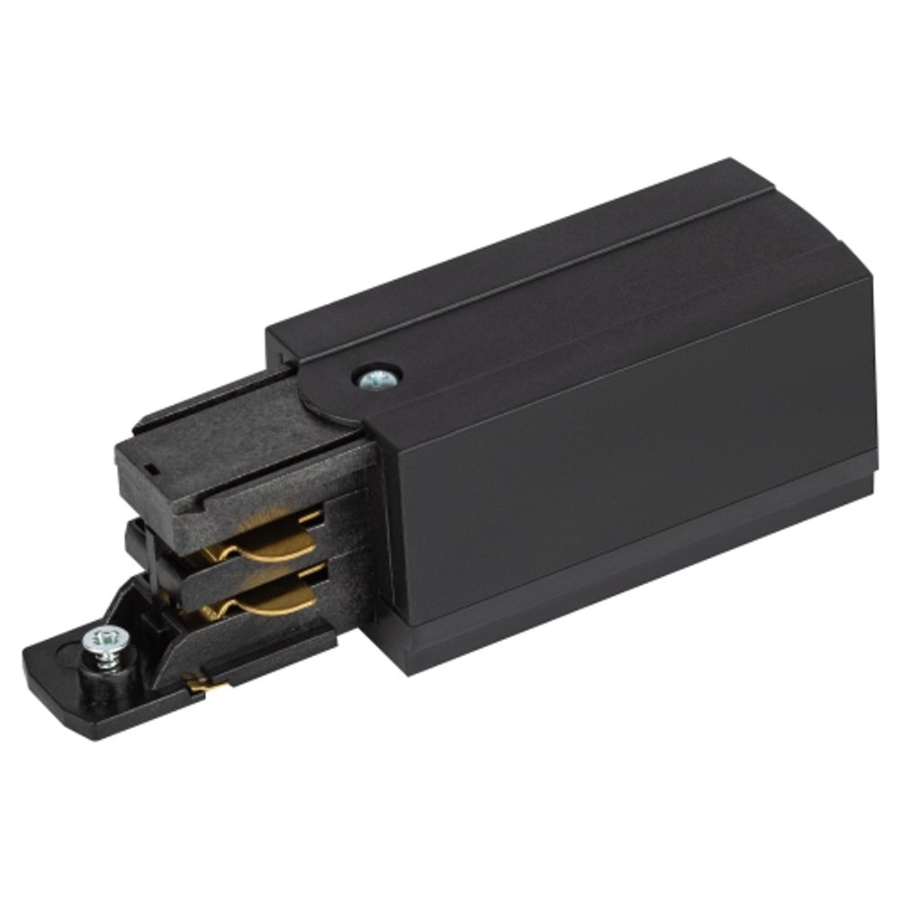 Ввод питания ЭРА STR-30-B-CN-PR типа PR для трехфазного шинопровода правый черный | Трехфазный шинопровод и аксессуары