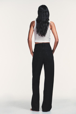 Джинсы TRF с высокой талией и широкими брючинами - ZARA