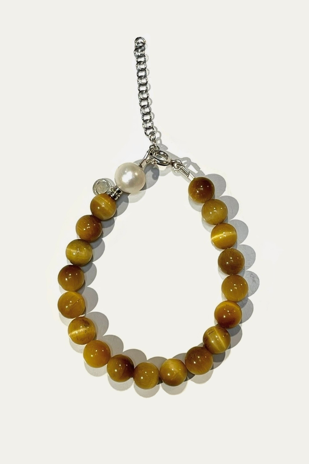 Браслет HONEY COMB из медового тигрового глаза