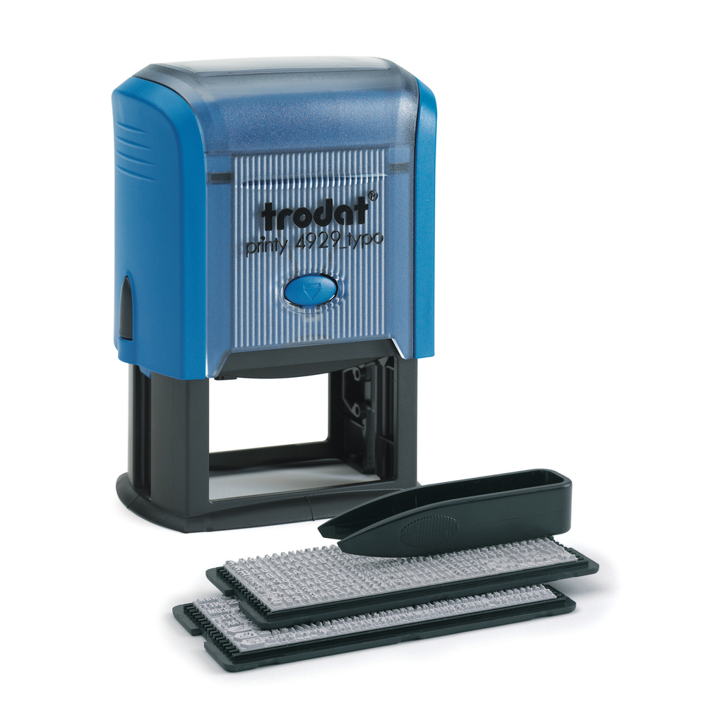 Trodat 4929 typo Printy 3.0 самонаборный штамп 50х30мм, 6 строк
