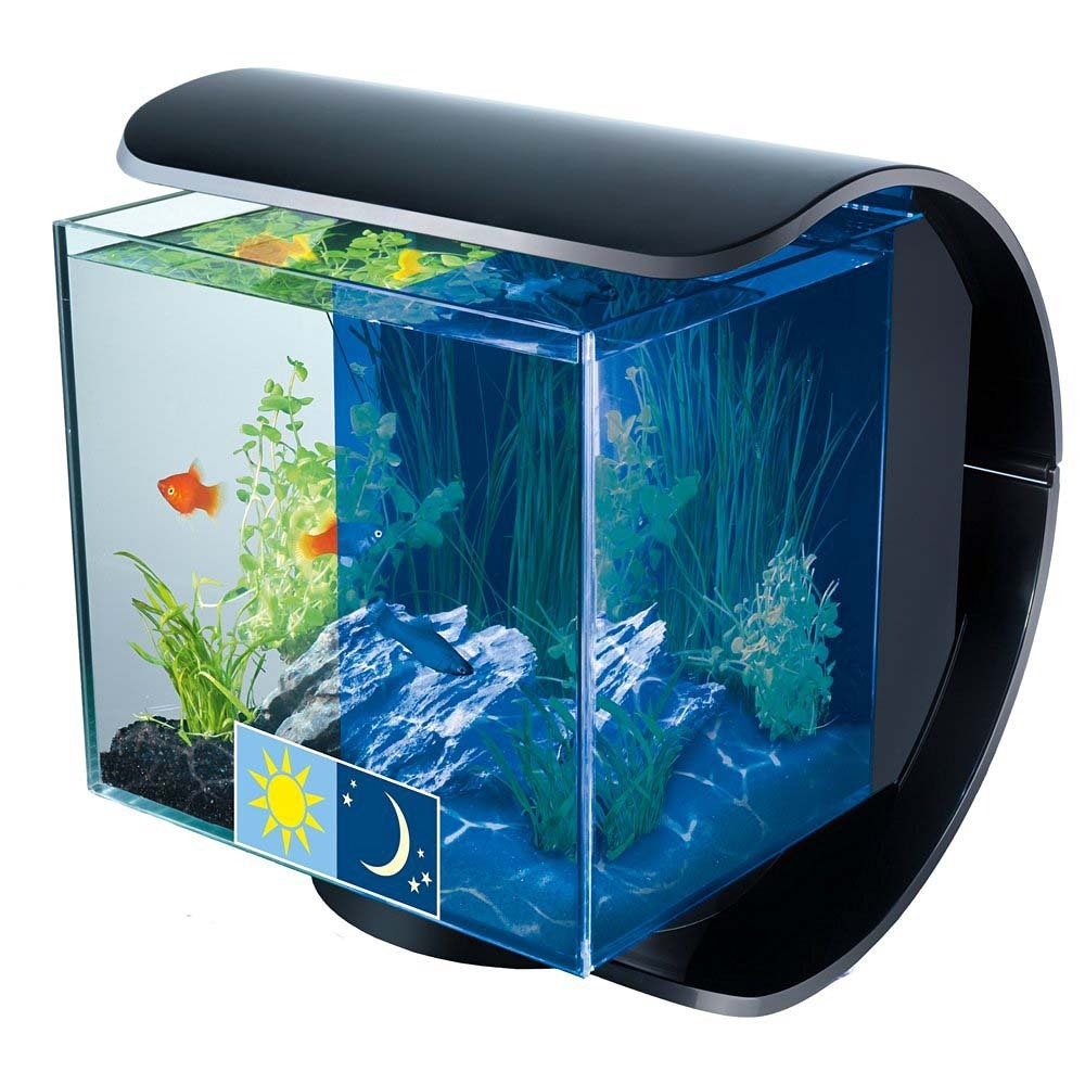 Tetra Silhouette LED 12 л - прямоугольный аквариум со светом LED и фильтром