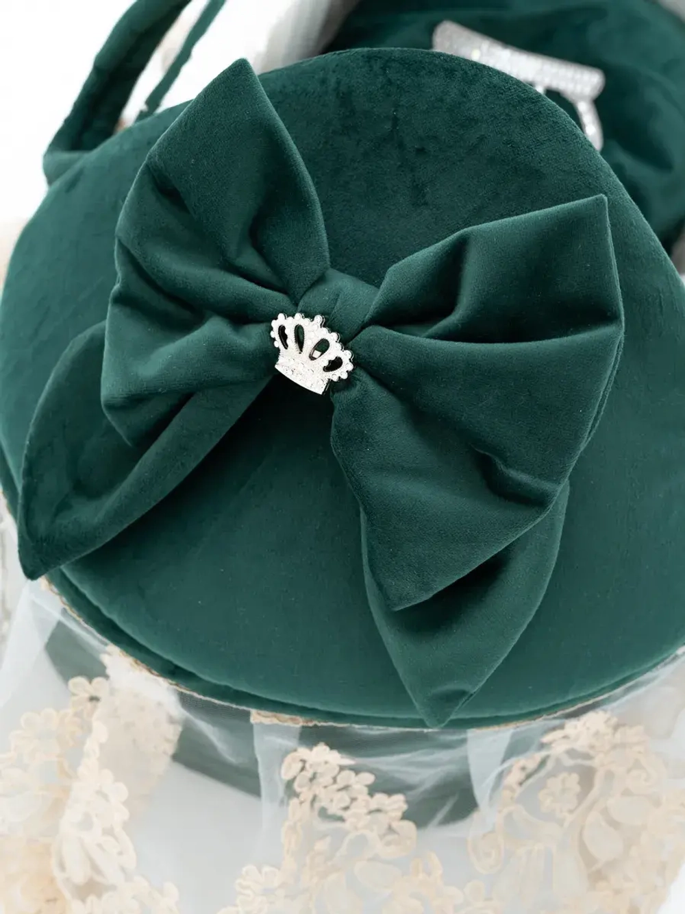 Комплект на выписку новорождённому с переноской зимний