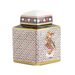 Ваза с крышкой Джокер 21 см [Арт. 155-529]