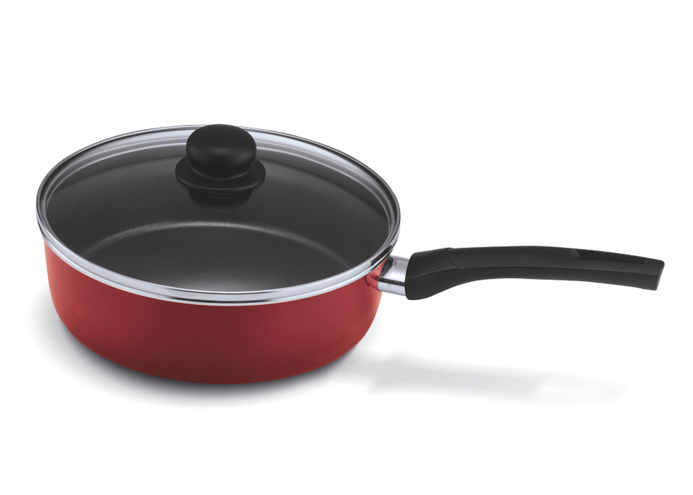 Сковорода с крышкой 24см Beka Boheme Red