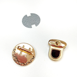 Замок-защелка на зажимах 32*38 Золото