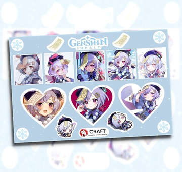 Стикерлист "Геншин Импакт - Сердечки" - ЦиЦи
