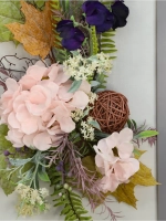 Искусственные цветы на стену в виде арки