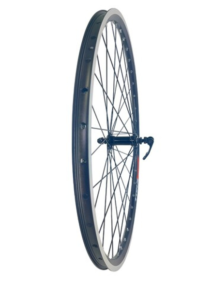 Колесо 27,5" переднее TRIX, обод алюм., V-br, эксцентрик, черная, двойной, 36H, пистонир., фрезер.