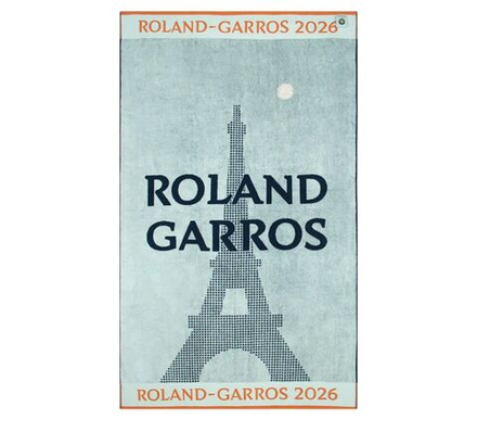 Теннисное полотенце Roland Garros Official Players Logo 2026 Beach - navy/orange