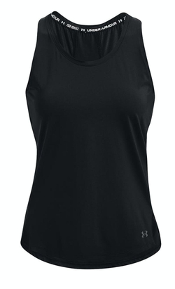 Женский топ теннисный Under Armour Women's UA Iso-Chill 200 Laser Tank - черный